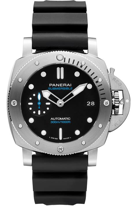 panerai submersible wrist|panerai 42 price.